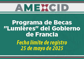 Programa de Becas 'Lumières' del Gobierno de Francia, AMEXCID